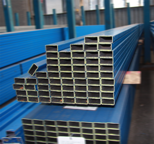 Painted RHS — rectangular hollow section — sizes stocked at Marshall Steel Burleigh Heads